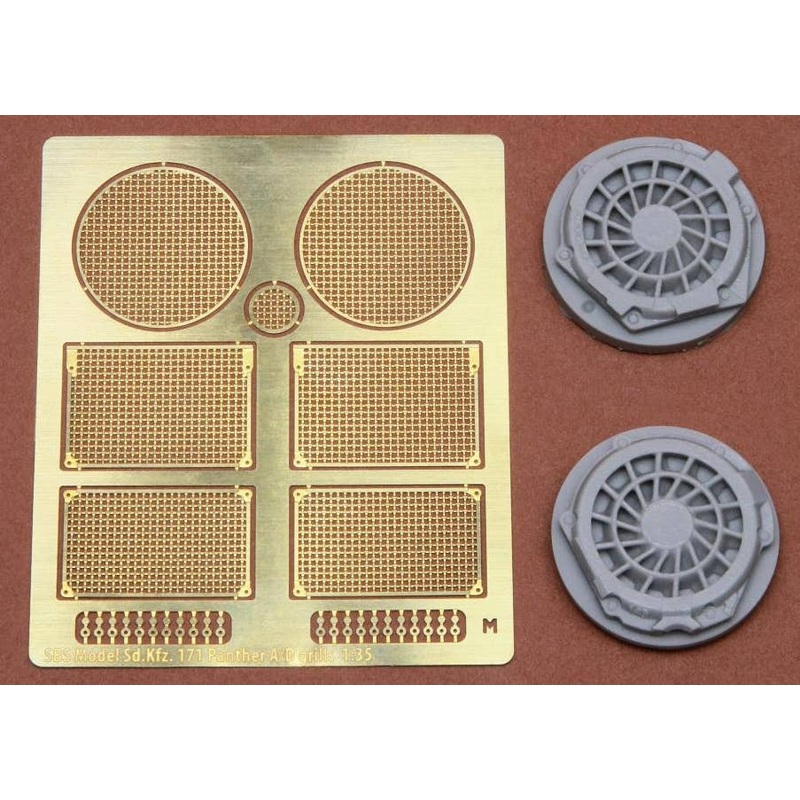 1/35 Sd.Kfz. 171 Panther D Early Fan Cover With Grilles
