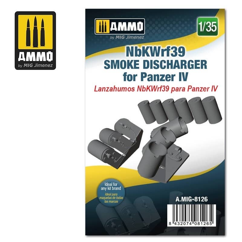 1/35 Smoke Discharger For German Panzer IV (Nbkwrf39)