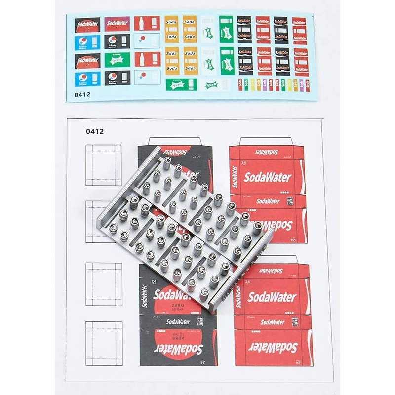 1/35 Soft Drink Cans & Cartons (2000-Style Design)
