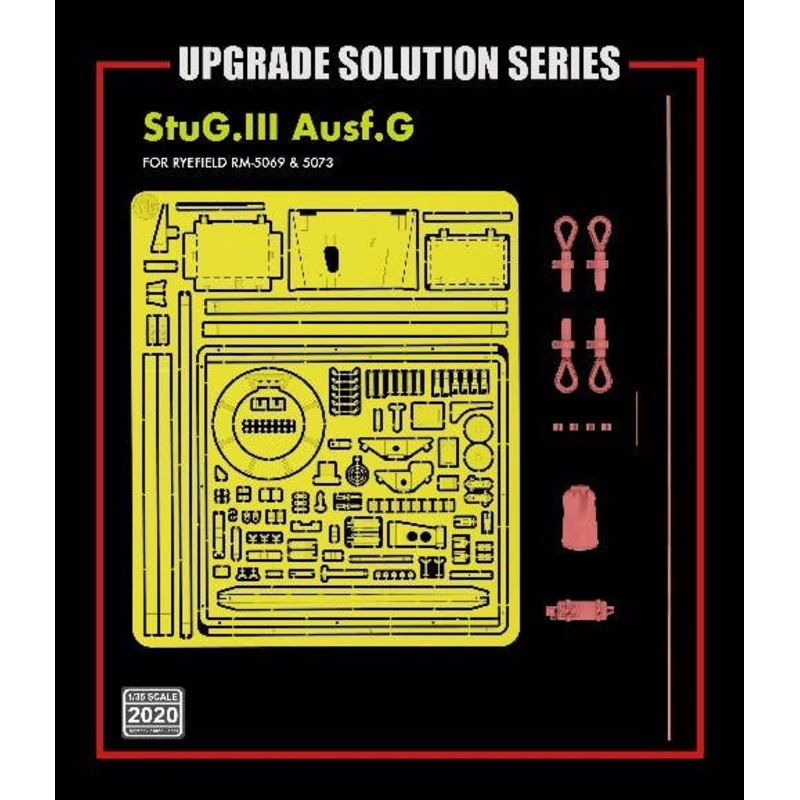 1/35 Upgraded Parts Set For Sturmgeschutz III G Type (for RFM5069 / RFM5073)