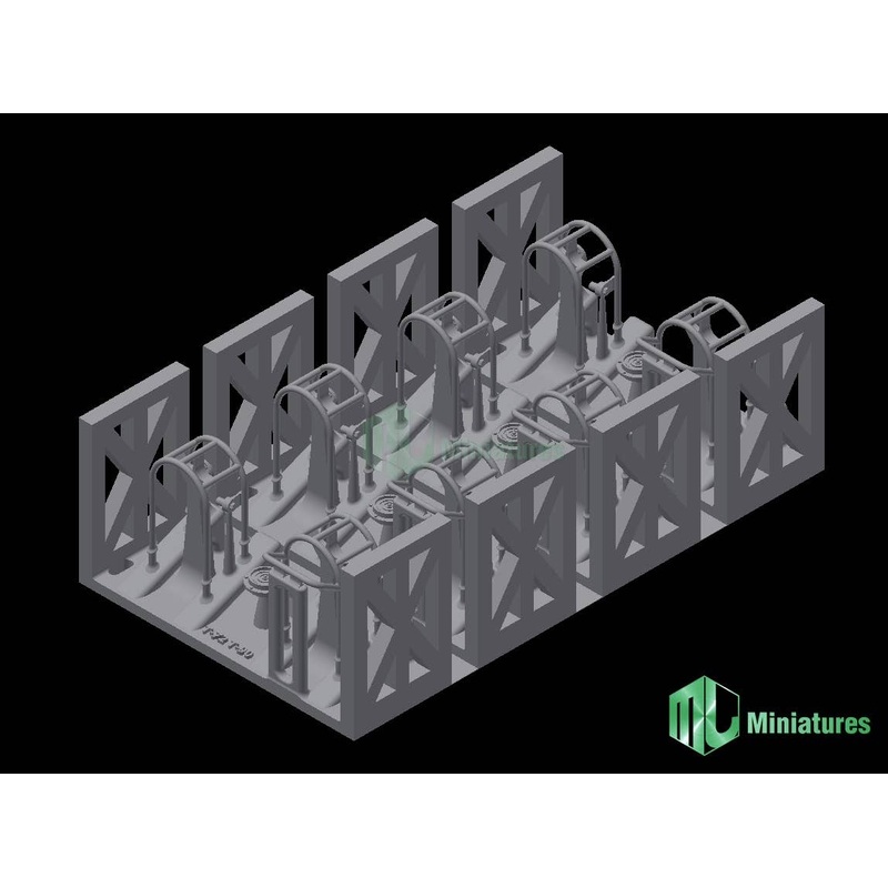 1/35 Working T-72 Tank Light Guard Set