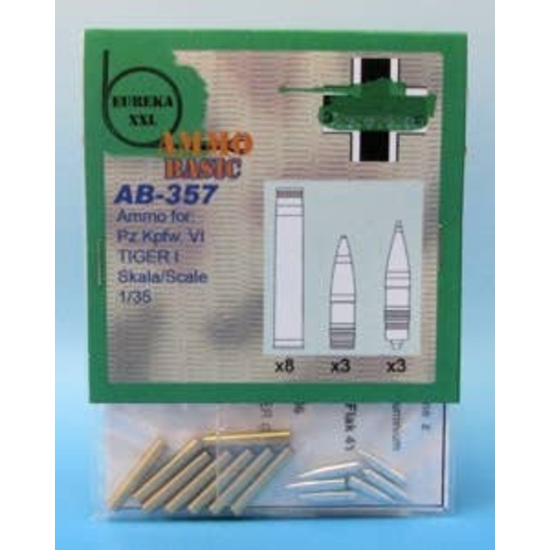 1/35 WWII Germany 8.8cm Kw.K.36 Artillery Ammunition Set
