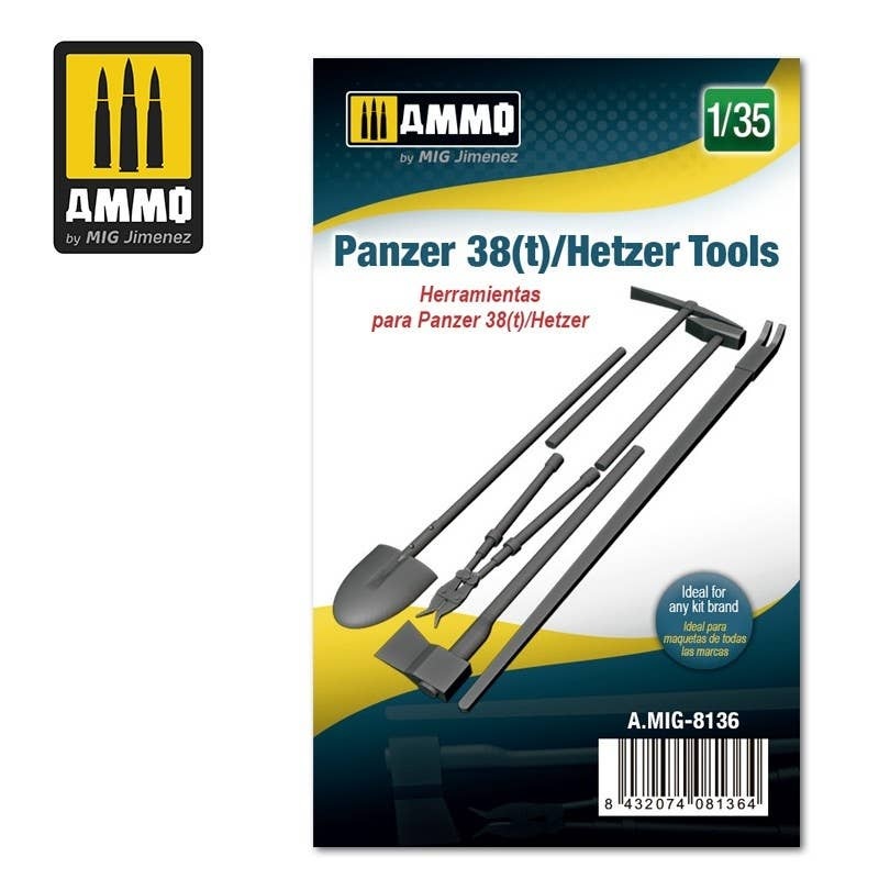 1/35 38 (T) / Hetzer In-Vehicle Tool Set