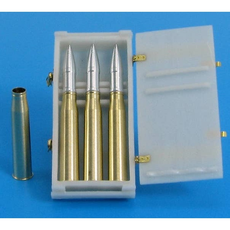 1/35 7.5 cm Sprgr.Patr.34 Kw.K.40/Stu.K.40 L / 43, L / 48 HE Ammunition, Ammunition Box Set (for Long Barrel III Assault Gun, Long Barrel IV Tank Type)