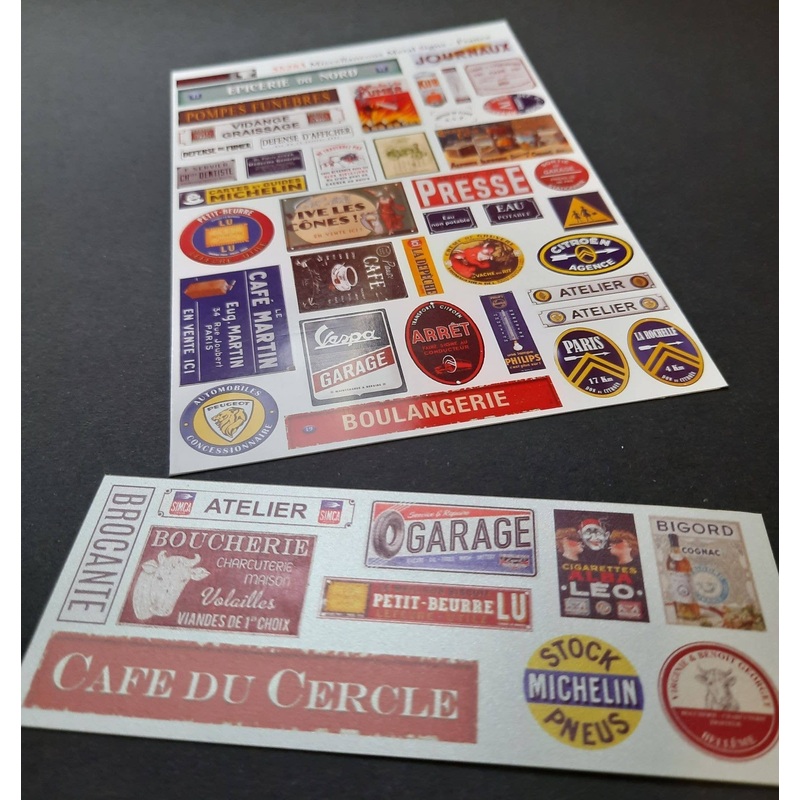 1/35 Commercial Sign French Set 2