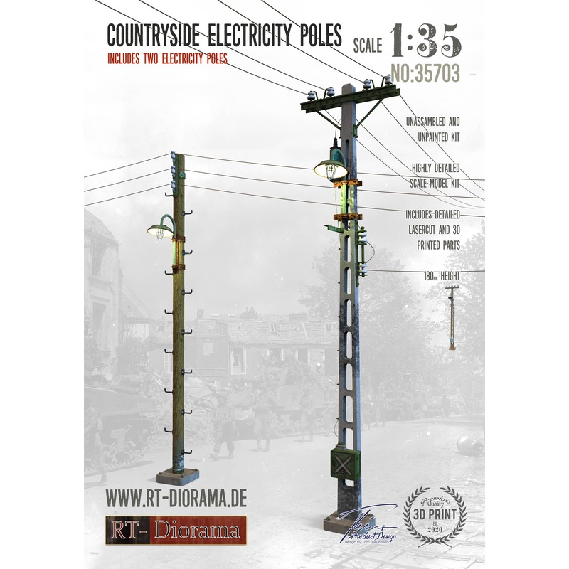 1/35 Countryside Electricity Poles