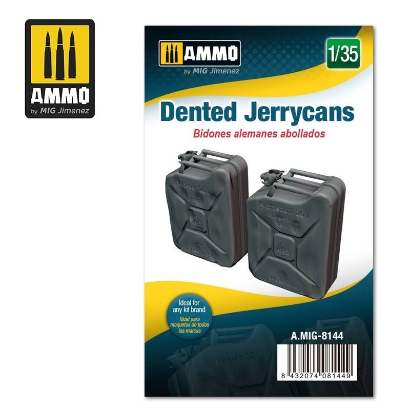 1/35 Dented Jerrycan Set