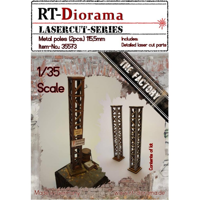 1/35 Metal Poles 115.5mm