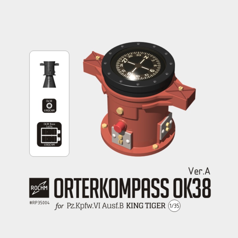 1/35 Orterkompass OK 38 Ver.A for Pz.KpfwVI Ausf.B King Tiger