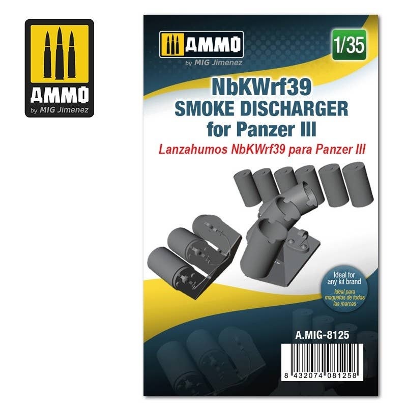 1/35 Smoke Discharger For German Panzer III (Nbkwrf39)