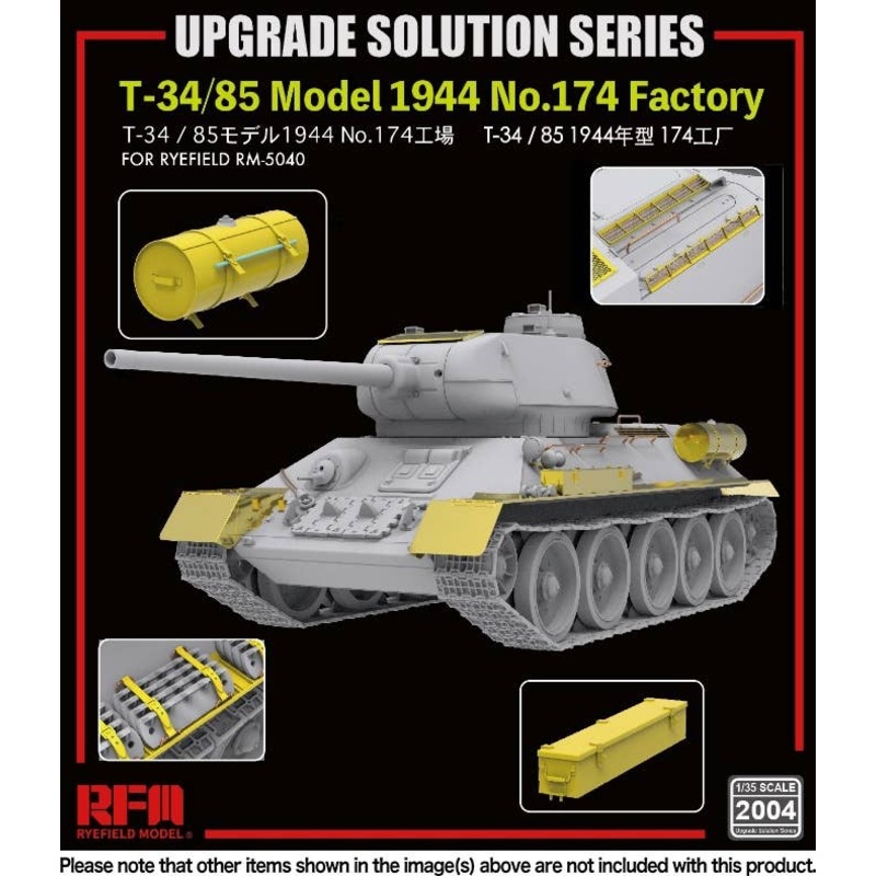 1/35 T-34/85 Mod. 1944 :174th Factory Upgrade Parts Set for RFM5040