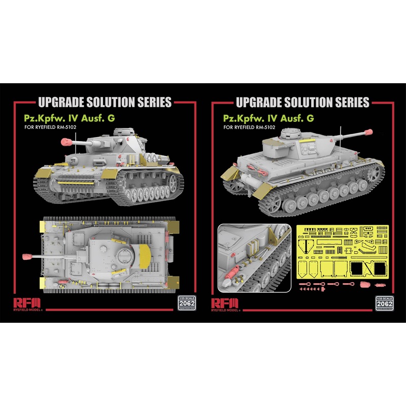1/35 Upgrade set for RFM5102 Pz.Kpfw. IV Ausf. G
