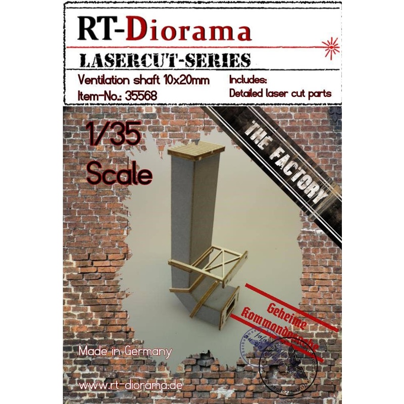 1/35 Ventilation Shaft 10x20mm