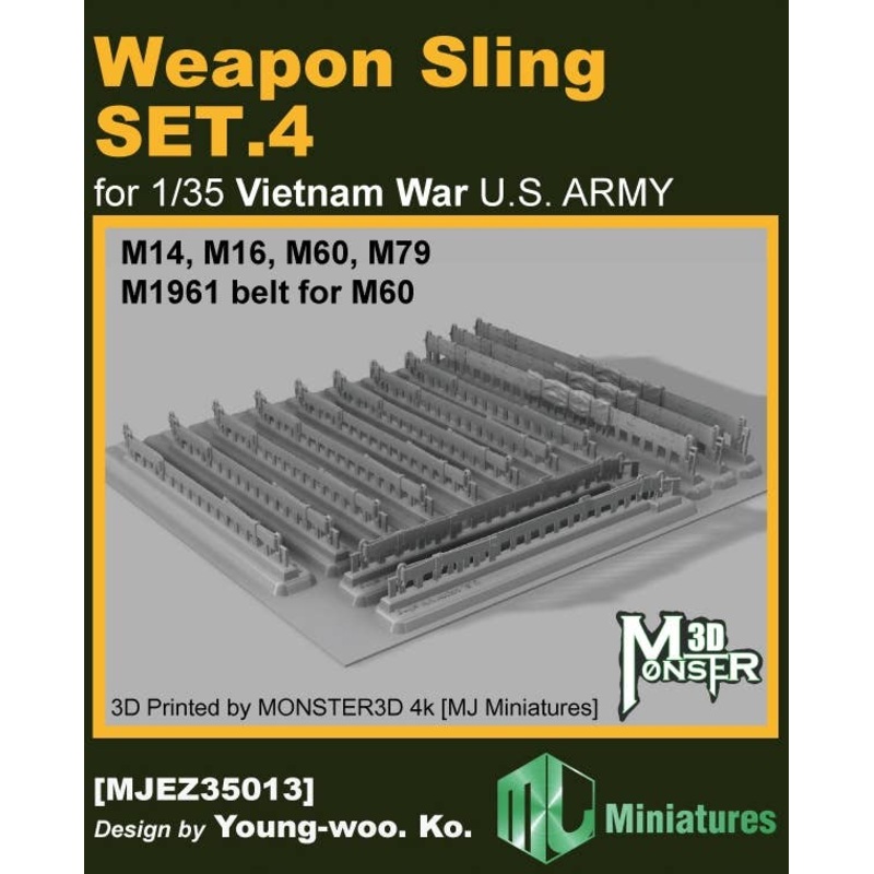 1/35 Vietnam War US Army Small Firearm Sling Set Part 4 Vietnam War
