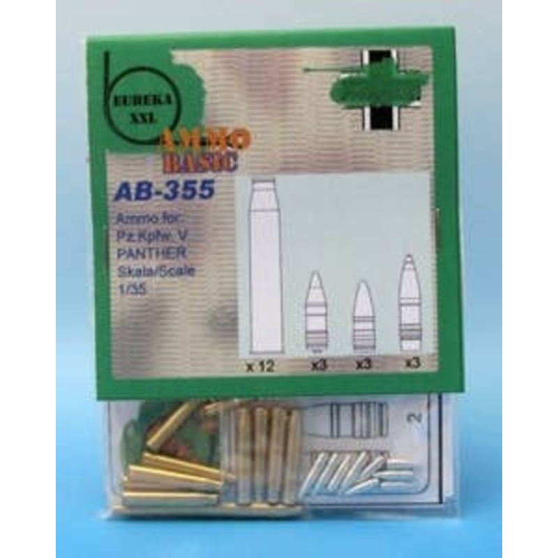1/35 WWII Germany 7.5cm Kw.K.42 Artillery Ammunition Set