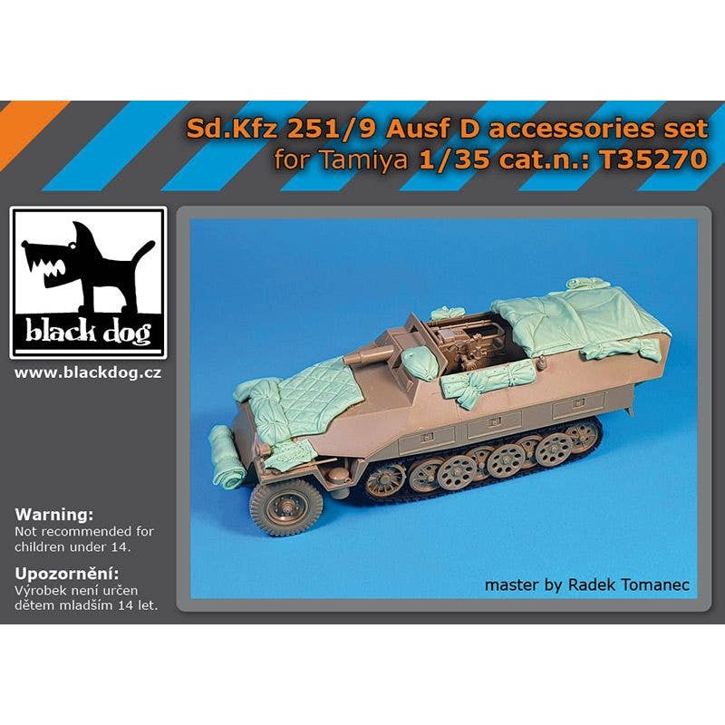 Sd.Kfz 251/9 Ausf D accessories set