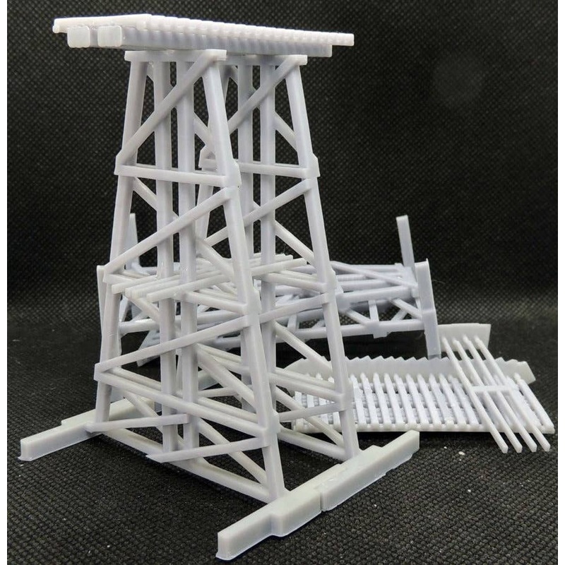 1/150 2 Sets Of Wooden Bridges For Forest Railways