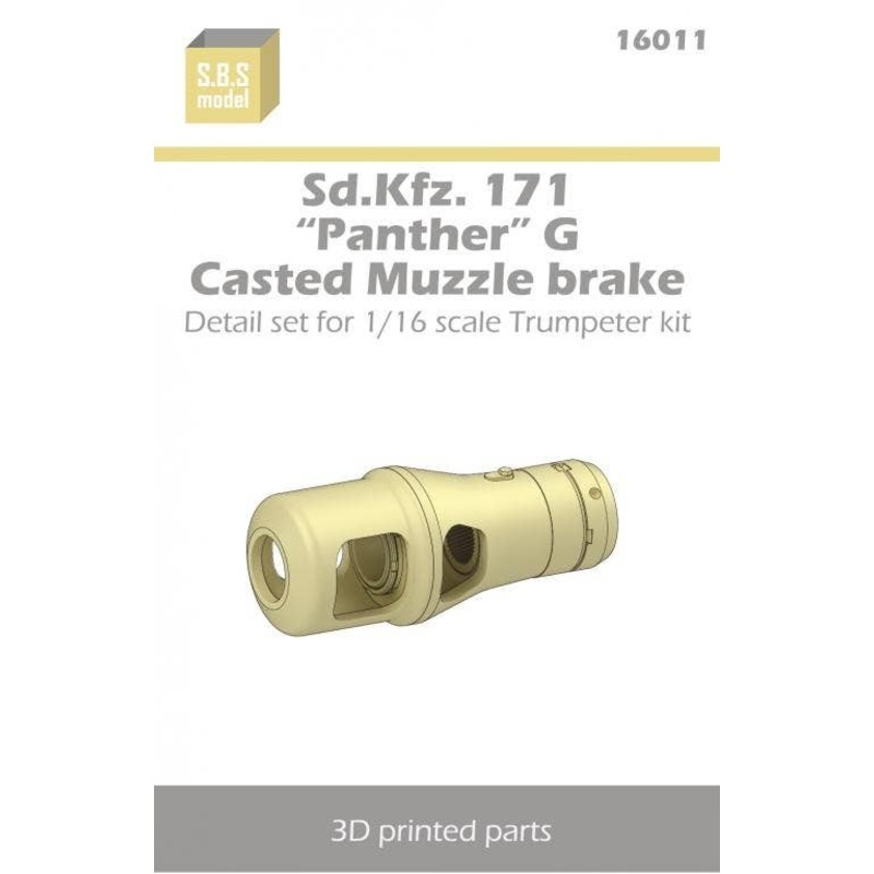 1/16 Sd.Kfz. 171 Panther G Casted Muzzle Brake (for Trumpeter)