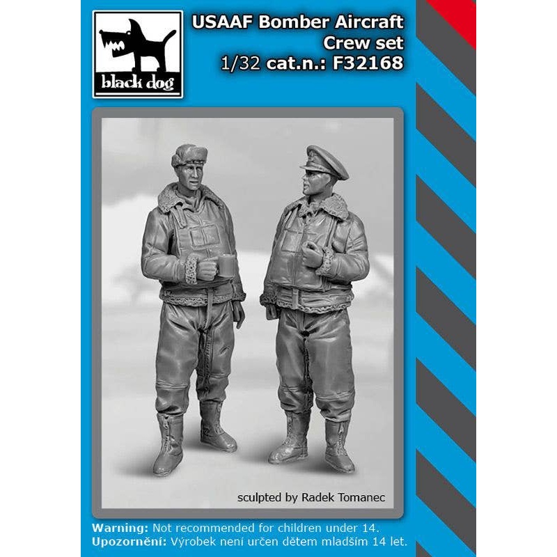 1/32 USAAF Bomber aircraft crew  set