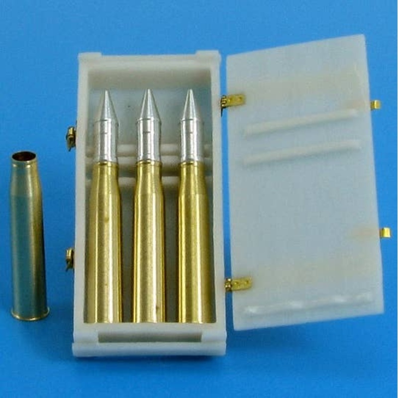 1/35 7.5 cm Pzgr.Patr.39 Kw.K.40/Stu.K.40 L / 43, L / 48 APCBC Shell, Ammunition Box Set (for Long Barrel III Assault Gun, Long Barrel IV Tank type)
