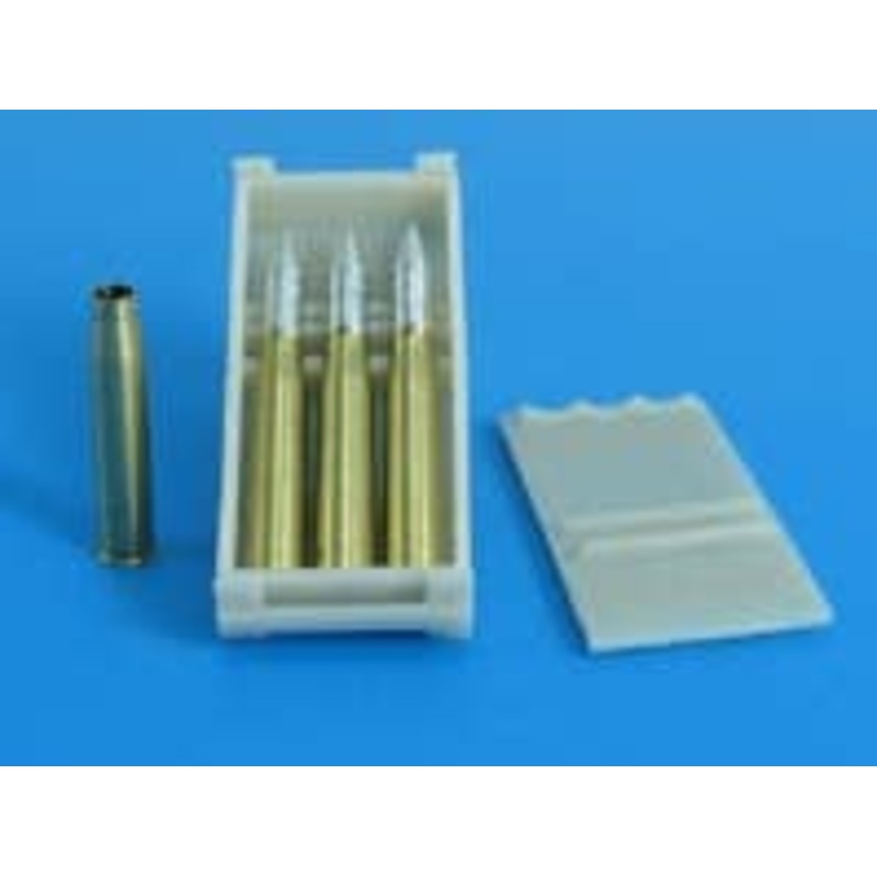 1/35 7.5 cm Pzgr.Patr.39 Kw.K.40 / Stu.K.40 L / 43, L / 48 APCBC Shell, Ammunition Box Set (Long Barrel III Assault Gun, Long Barrel IV Tank for Each Type)