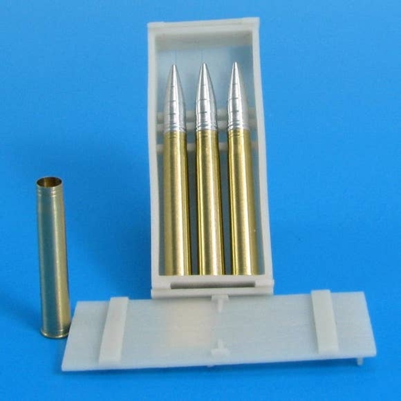 1/35 8.8 cm Pzgr.Patr.39 Kw.K.36 APCBC Shell, Ammunition Box Set (for Tiger I)