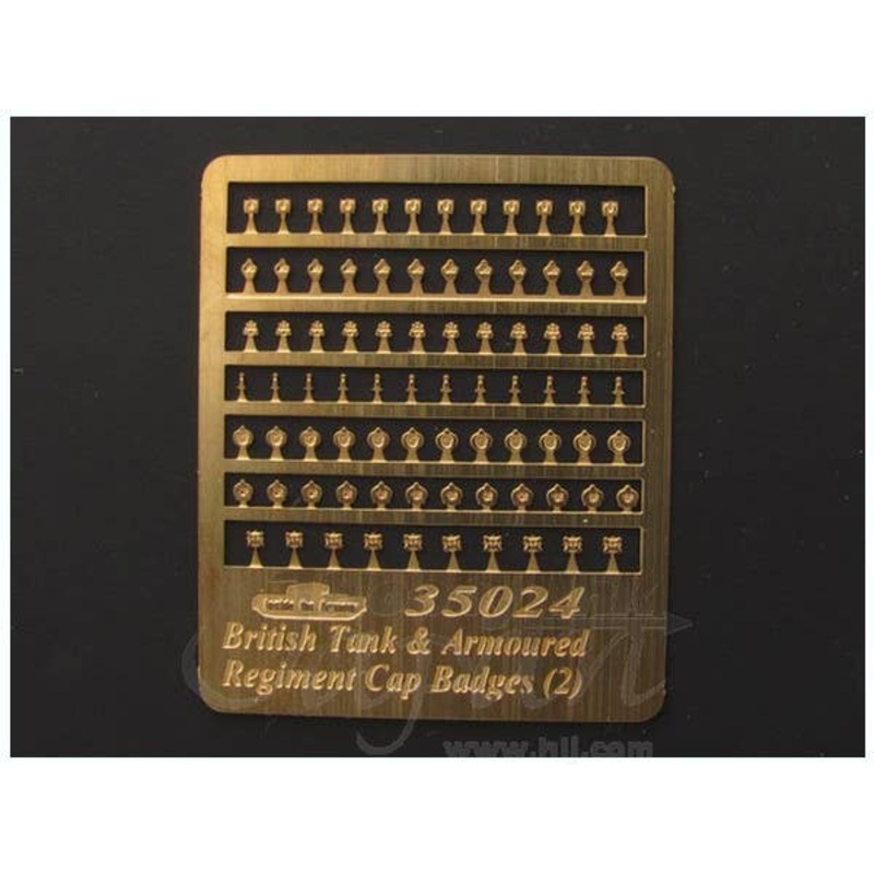 1/35 British Armoured Regiment Cap Badges Part 2