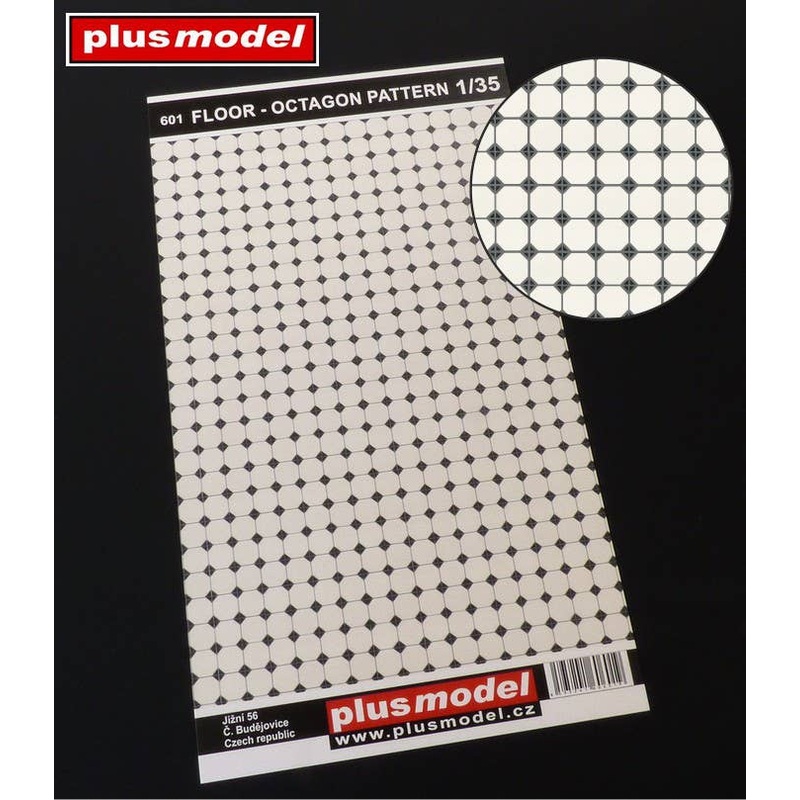 1/35 Floor- octagon pattern 190 x 130mm
