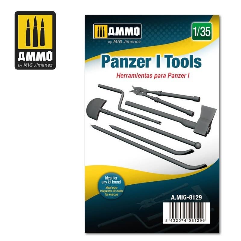 1/35 In-Vehicle Tool Set For Panzer I