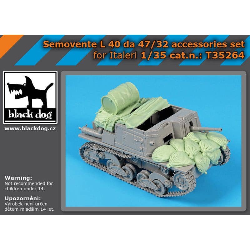 1/35 Semovente L 40 da 47/32 accessories set