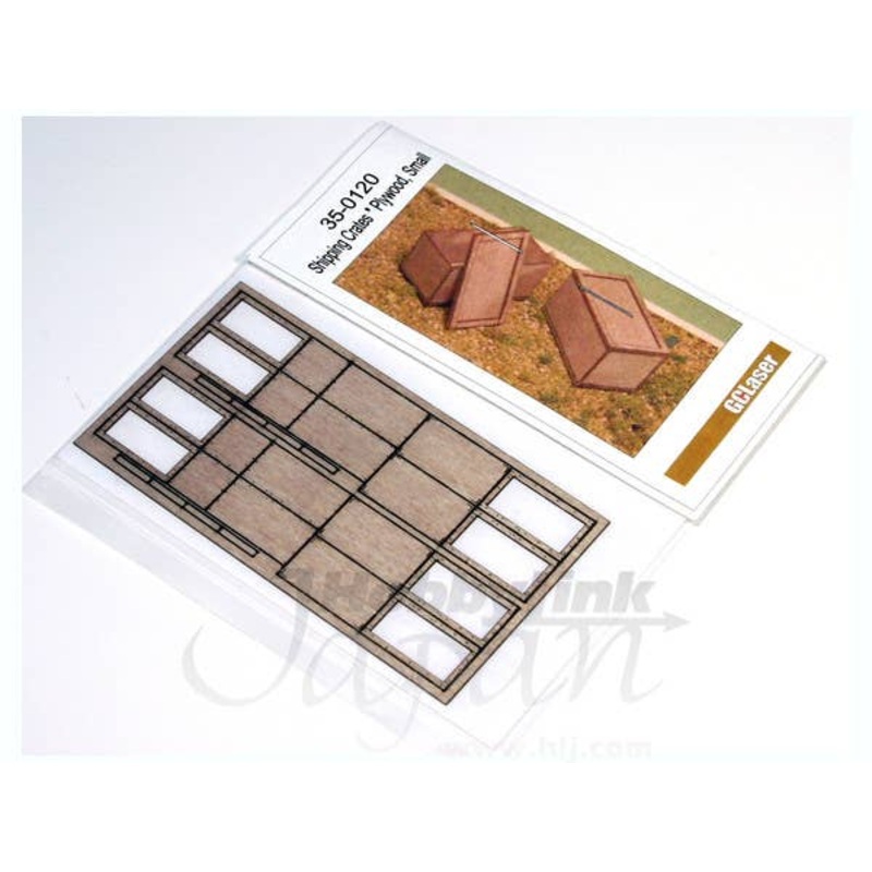 1/35 Shipping Crates Plywood Small (2pcs)