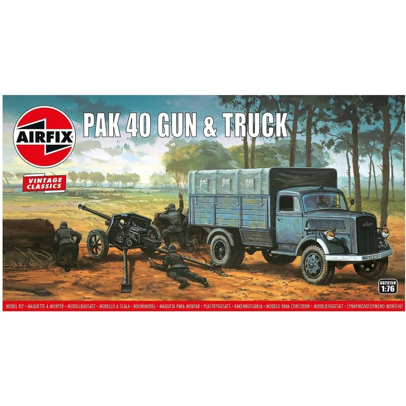 1/76 Airfix Vintage Classics: PAK 40 Gun & Truck