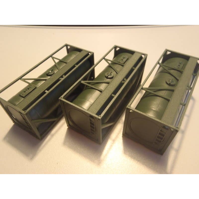 1/87 3 Tankcontainer 20 Fu Eszett Bronzegrun