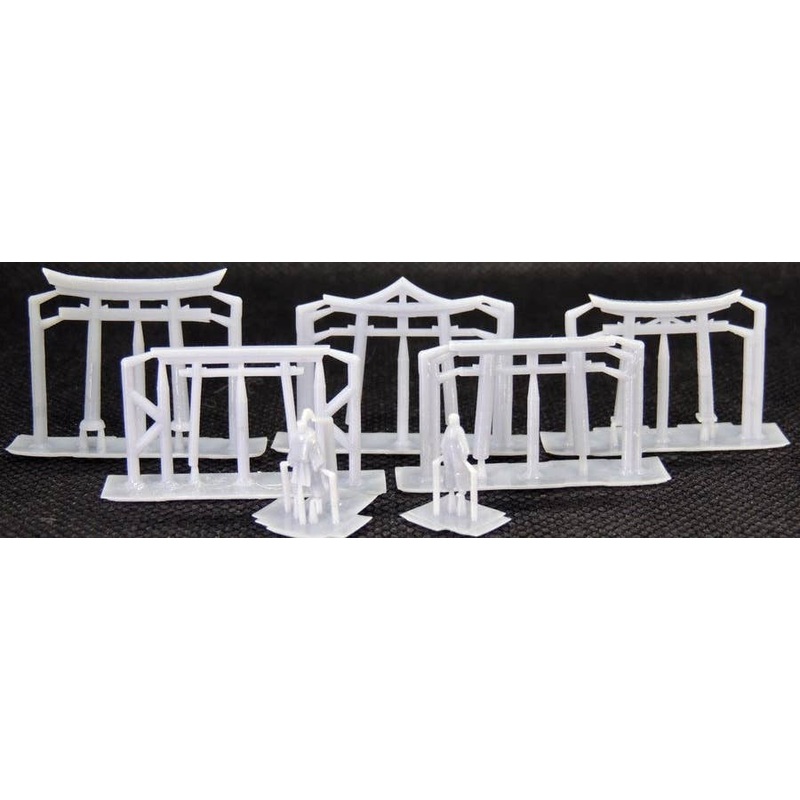 5 Torii Gates, Priest, Shrine Maiden (1/144 - 1/150)