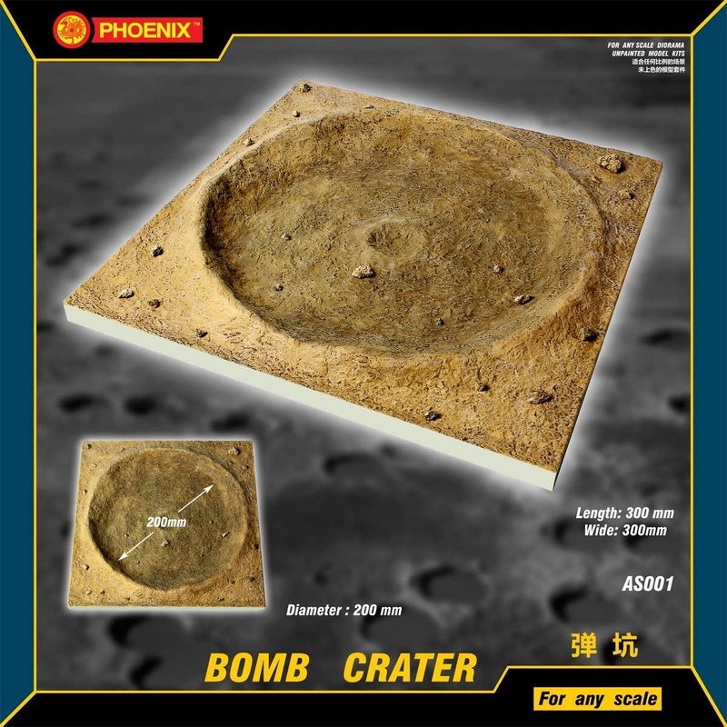 Bomb crater (30cm x 30cm)