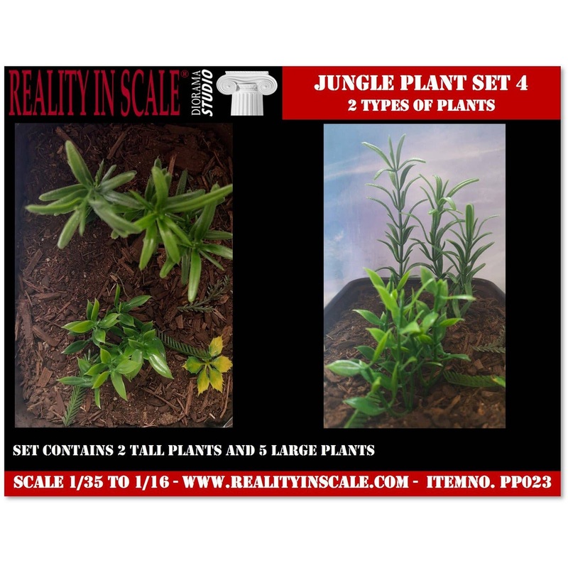 Jungle Plants Set 4 Contains 2 types of plants (1/16 - 1/35)