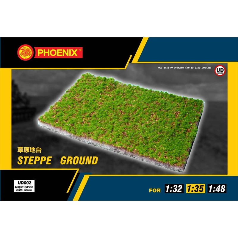 Steppe Ground (With Grass) Suitable for 1/32, 1/35 and 1/48 (40cm x 30cm)
