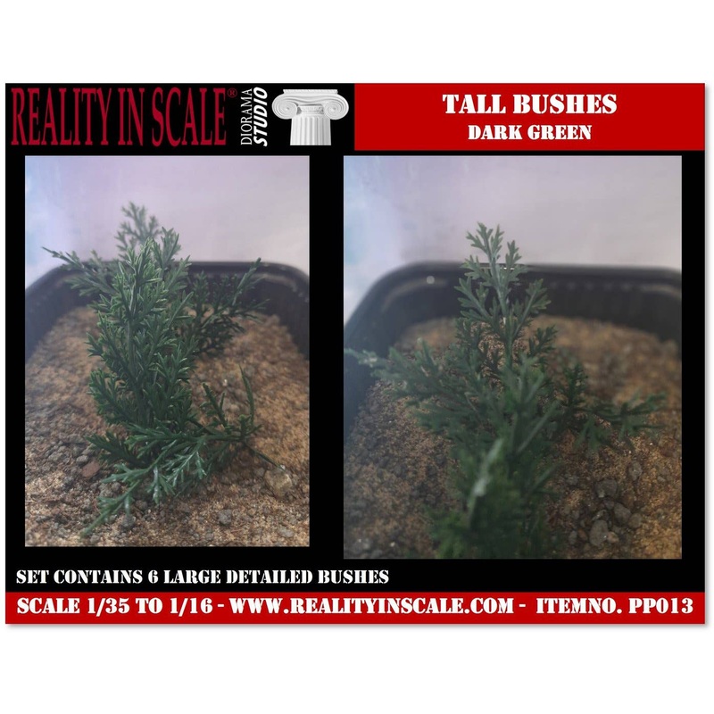 Tall Bushes - Dark Green (1/16 - 1/35)