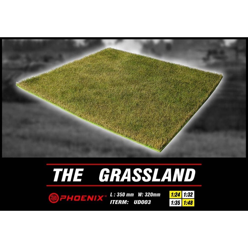 The Grassland (With Grass) Suitable for 1/32, 1/35 and 1/48 (35cm x 32cm)