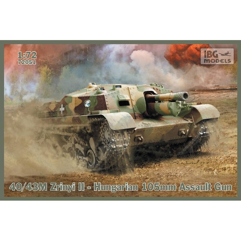 1/72 40/43M Zrinyi II - Hungarian 105mm Assault Gun