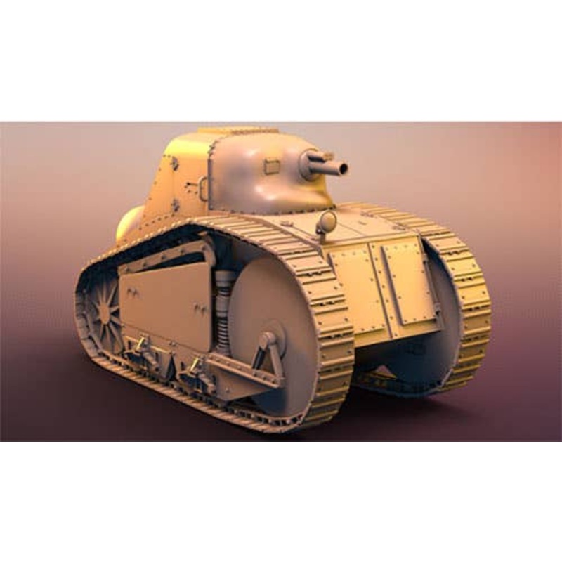1/72 French Peugeot Light Tank with 37mm Gun 1918WW-I