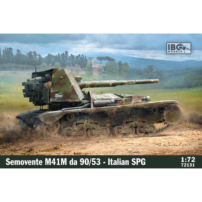 1/72 Italian Semovente 90mm Anti-Tank Self-Propelled Gun M41M-90/53