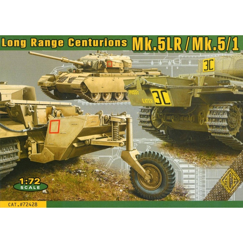 1/72 Long Range Centurions Mk.5LR/Mk.5/1 with External Fuel Tanks