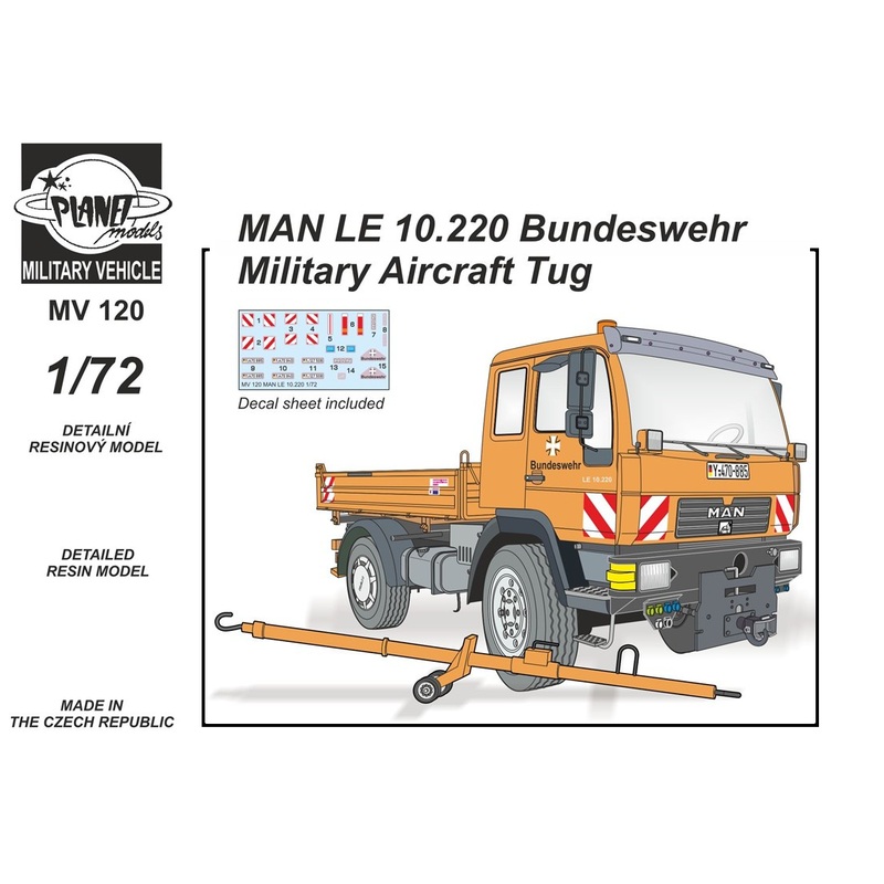 1/72 MAN LE 10.220 Bundeswehr Military Aircraft Tug