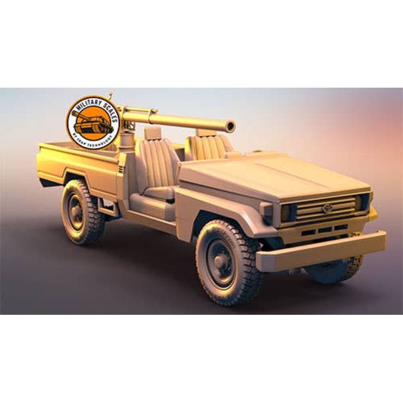 1/72 Pickup truck T Made H Lux Equipped with Recoilless Gun