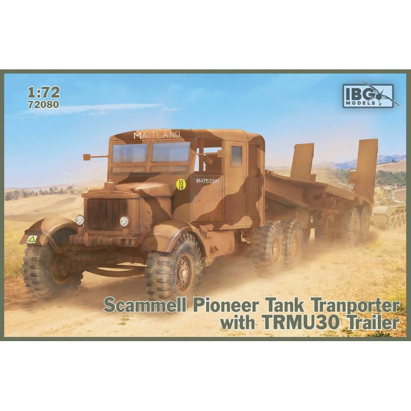 1/72 Scammell Pioneer Tank Transporter with TRMU30 Trailer