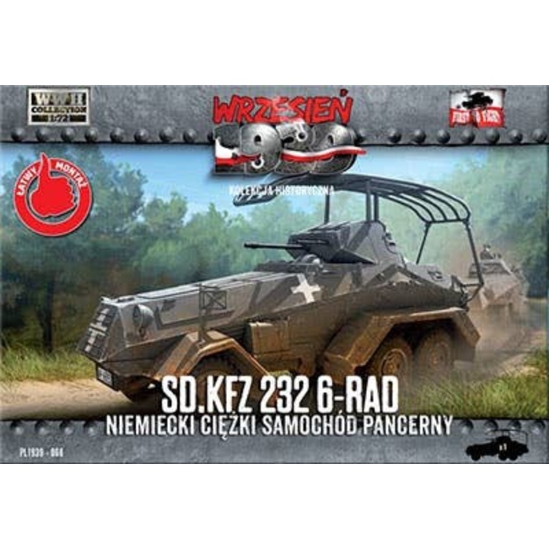 1/72 Sd.Kfz.232 6-Rad German Heavy Armoured Car