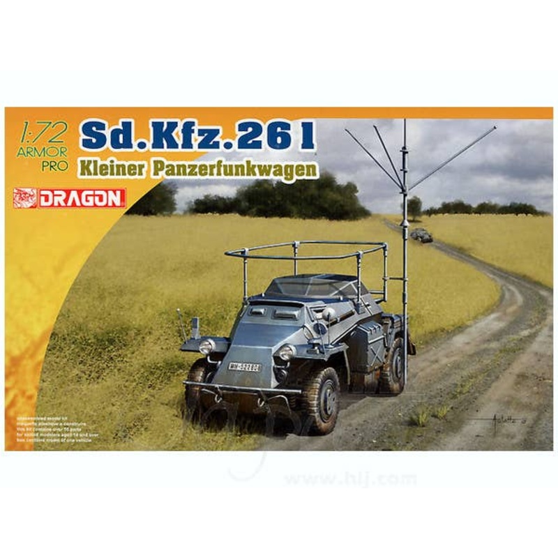 1/72 Sd.Kfz.261 Kleiner Panzerfunkwagen w/Telescopic Antenna