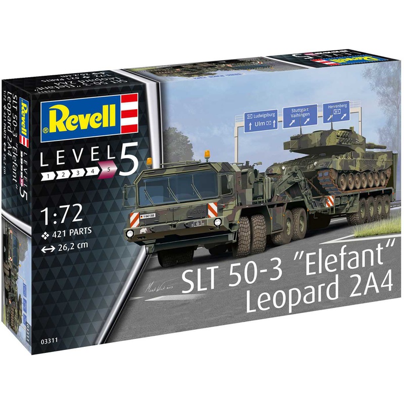 1/72 SLT 50-3 Elefant & Leopard 2A4