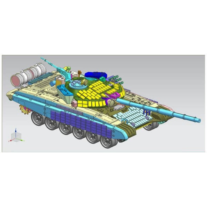 1/72 T-72B1 with ERA Main Battle Tank